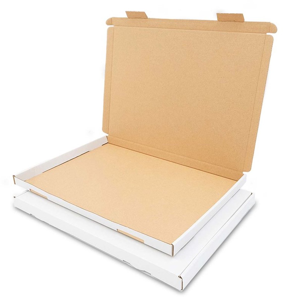 Heykapak - Verzenddoos - 350x250x20 mm - 25 stuks - Wit