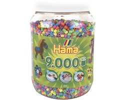 Hama - Strijkkralen - 9000 Stuks Pastel