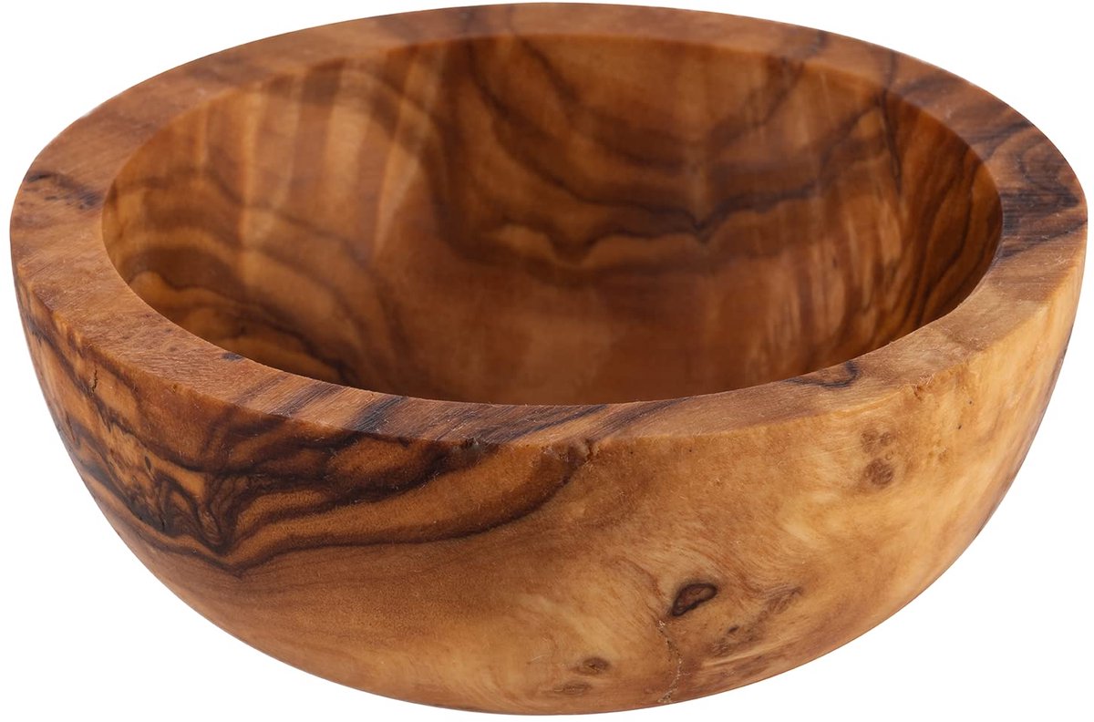 APS OLIVE kommetjes – set van 4 – olijfhout – Ø 6 cm bruin