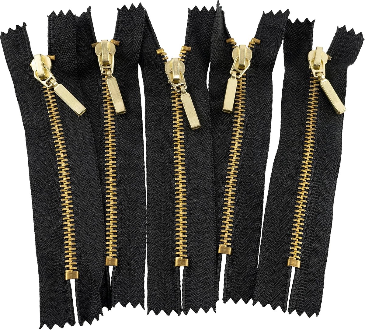 Niet scheidbare ritssluiting - Decoratieve hanger - Kleding repareren - Met schuiver