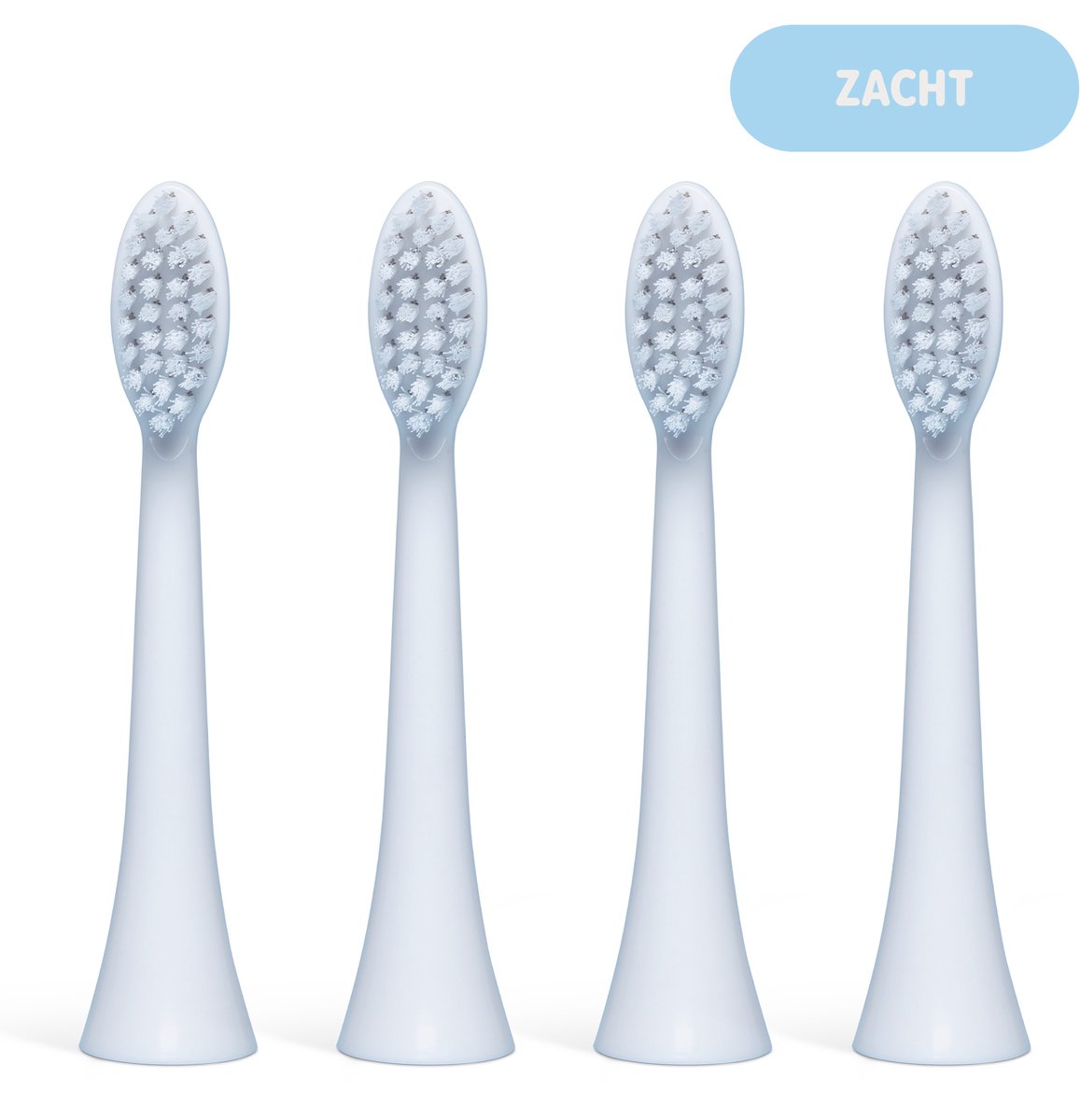 Smyle Opzetborstels voor Smyle Elektrische Tandenborstel – 4 Stuks – Ocean Bound Gerecycled Plastic – Soft – Wit