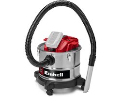 Einhell Accu Aszuiger TE-AV 18/15 Li C Solo - Power X-Change - 18 V/Li-ion - 15 L - 100 mbar - Lengte/diameter zuigslang: 1,2 m/Ø36 mm - Filterreinigingssysteem - Blaasfunctie - Excl. accu en lader