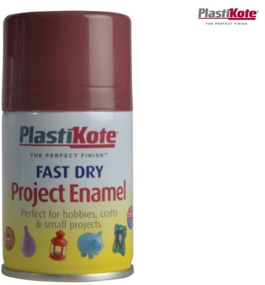 PlastiKote - Emaille spuitbus - Fast Dry Enamel - 100 ml - aubergine glanzend