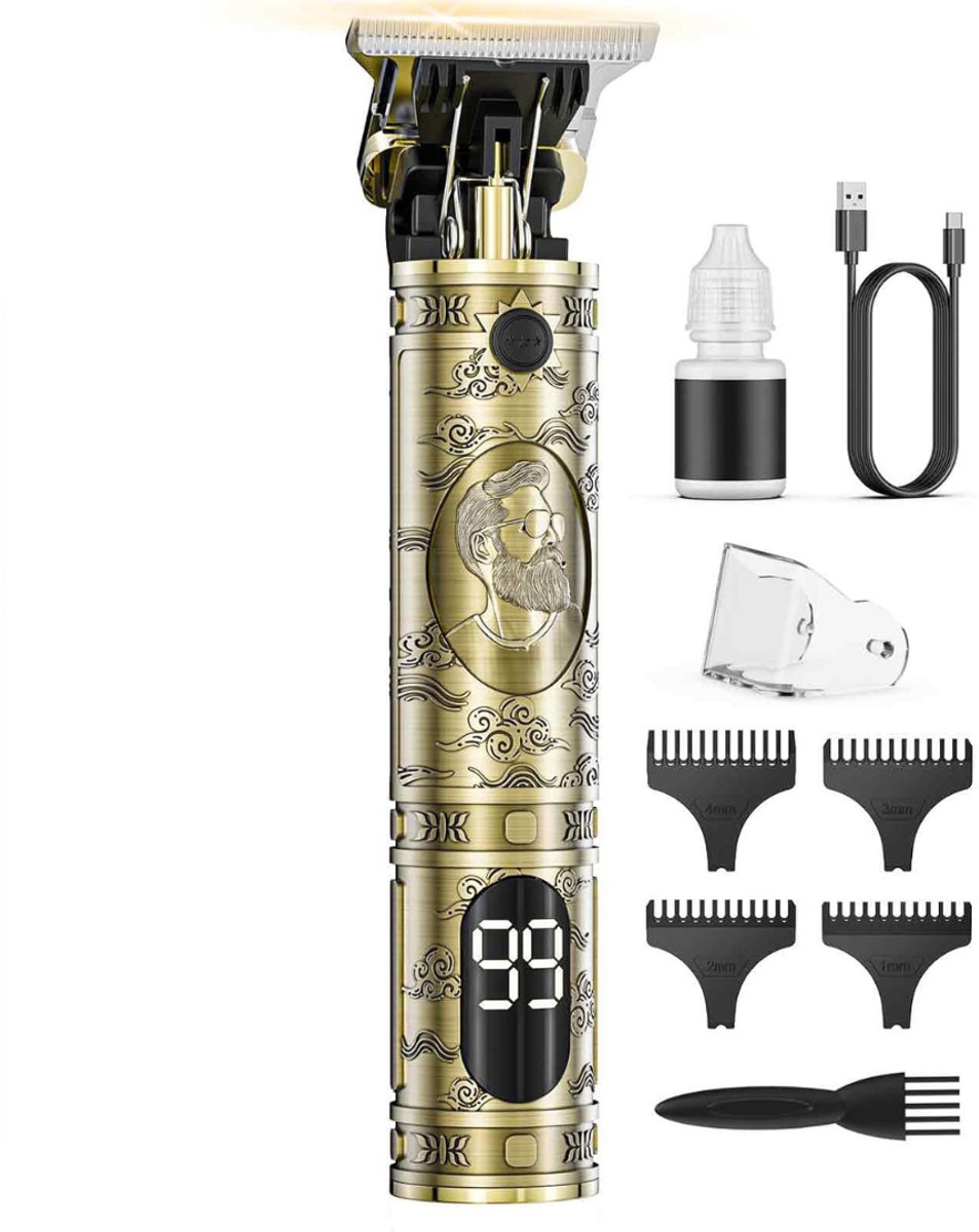FlexVer® Scheerapparaat Mannen - Boodygrommer Mannen - Baardtrimmer - Goud