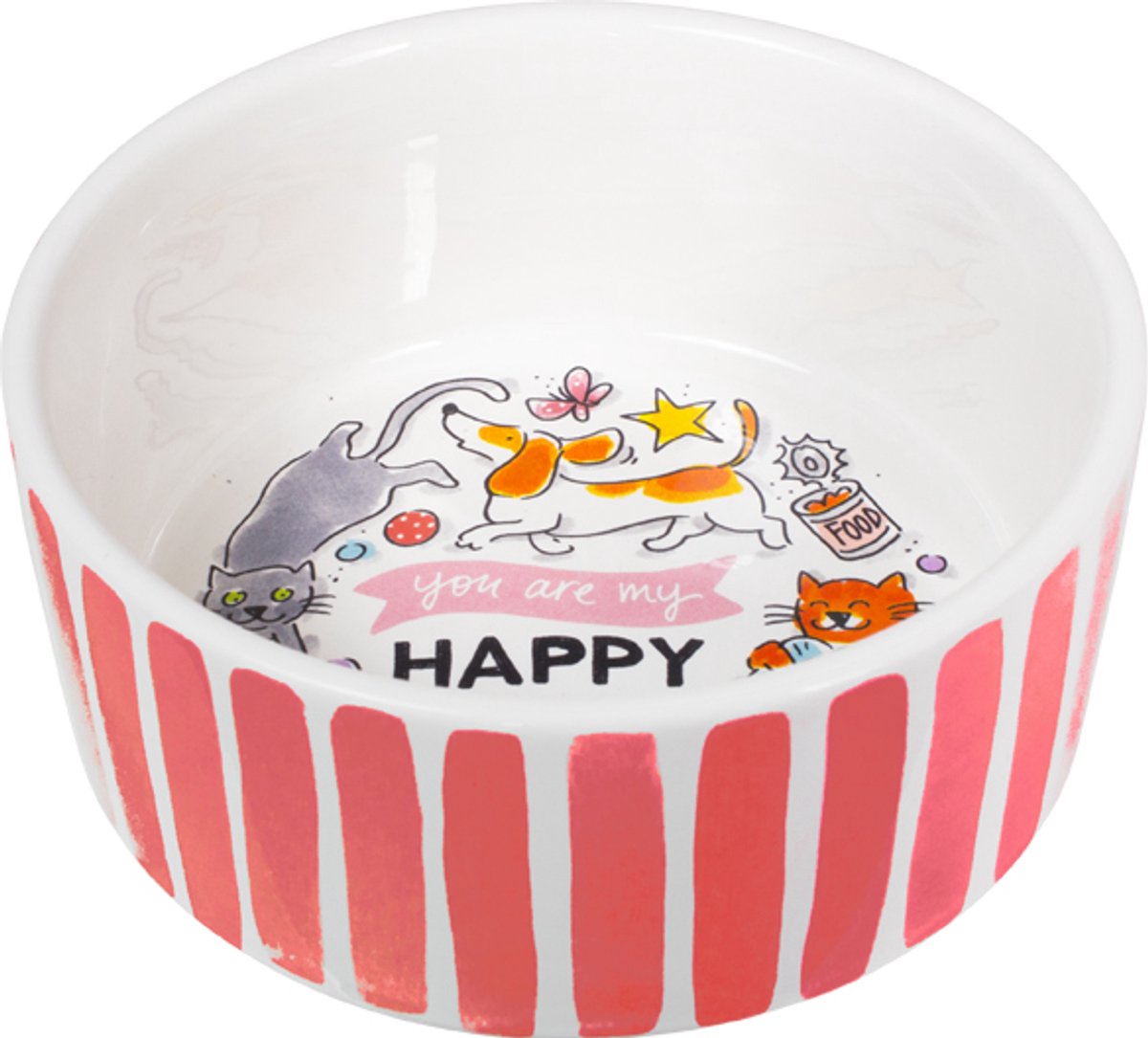 Bol.com Blond Amsterdam Voerbak Hond - Kat - 15,5x15,5x7 cm aanbieding