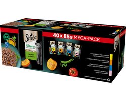 Sheba Nature's Collection - Kattenvoer - Wybór Smaków - Graanvrij - 40x 85g