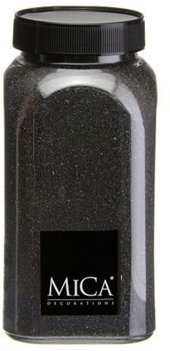 Zwart Decoratie Zand 650ml - Mica Decorations