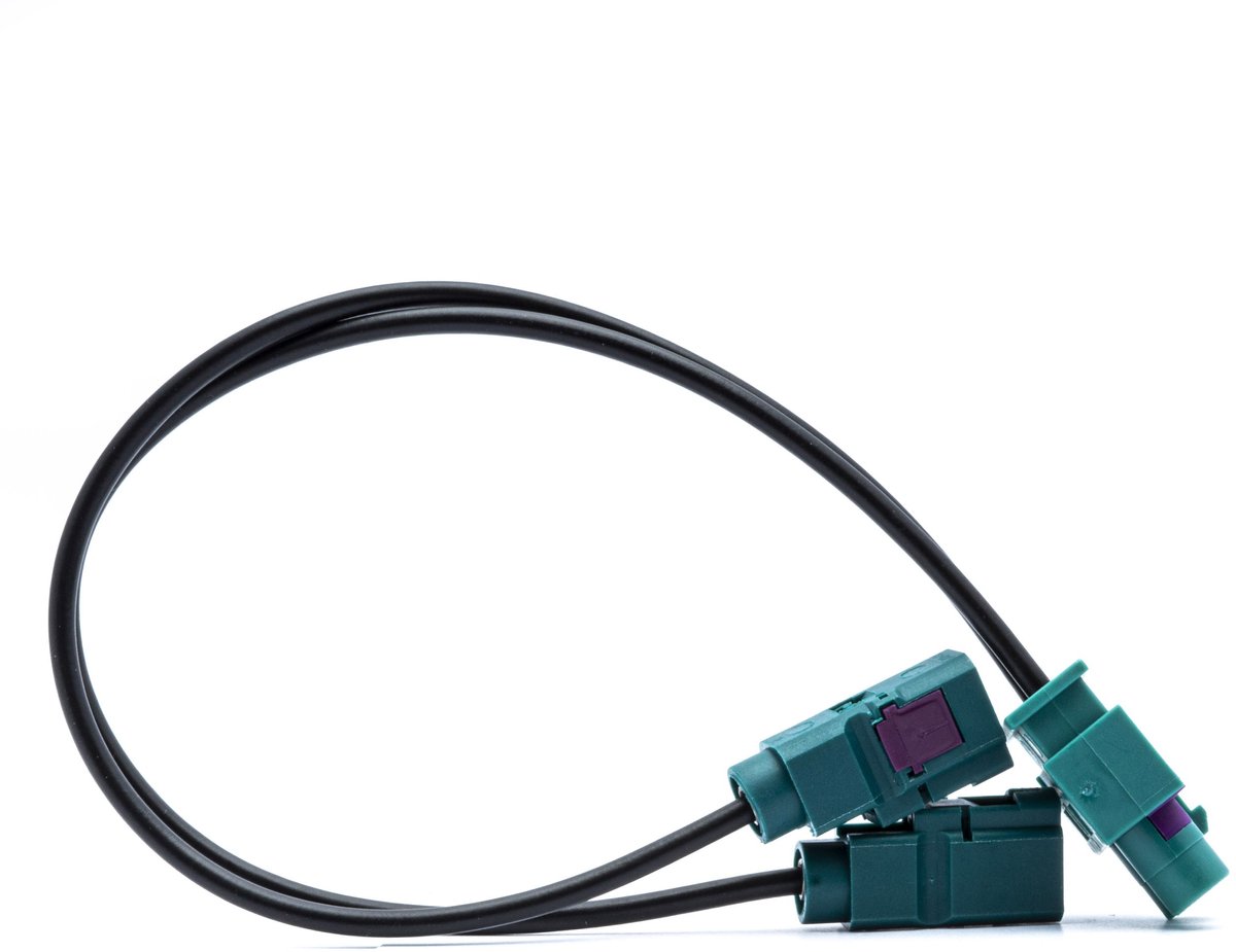 Einparts Antenne Adapter Dubbel-Fakra(M) Voor Audi Mercedes Volkswagen Seat