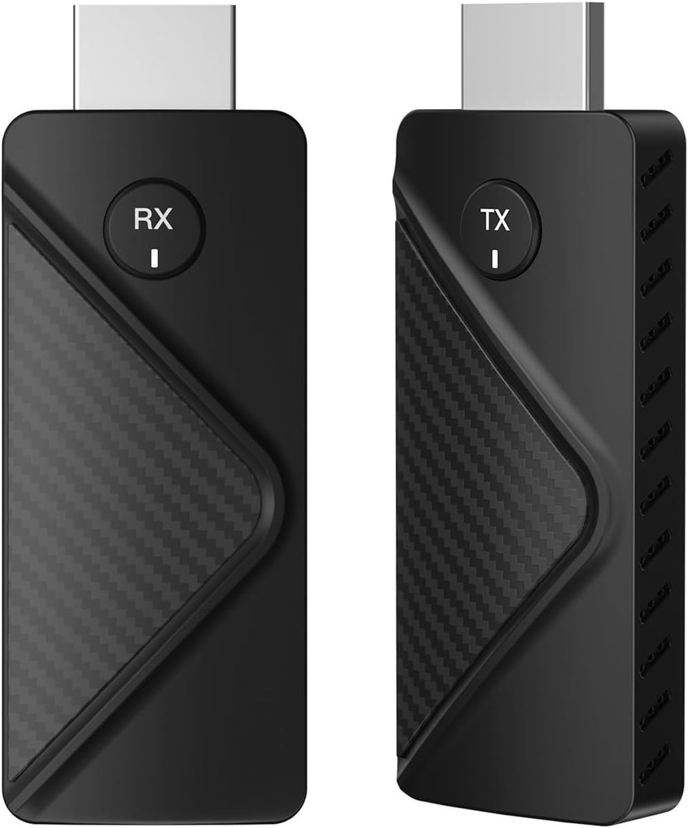 Draadloze HDMI Set - Zender Ontvanger - Video Streamen - Plug and Play - 10x3x1.1 cm