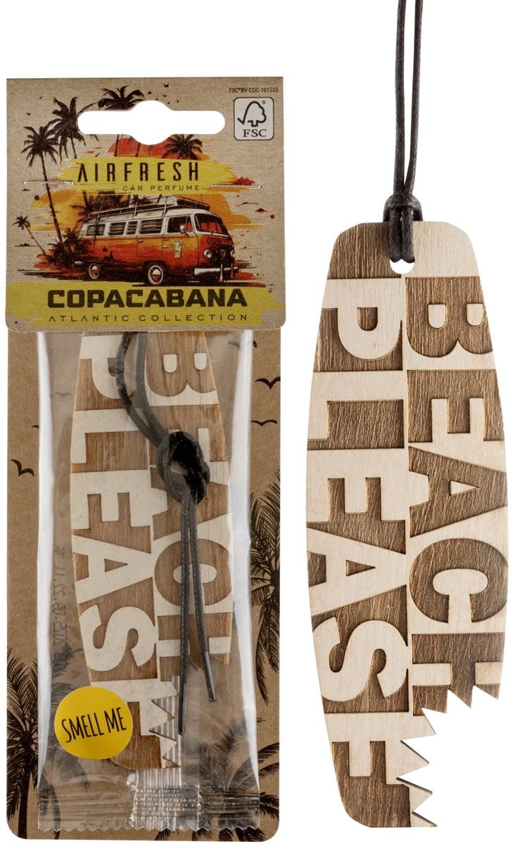 Airfresh - Auto Parfum - Auto Luchtverfrisser - Auto Geurverfrisser - Parfum Voor Jou - autoaccessoires - Copacabana