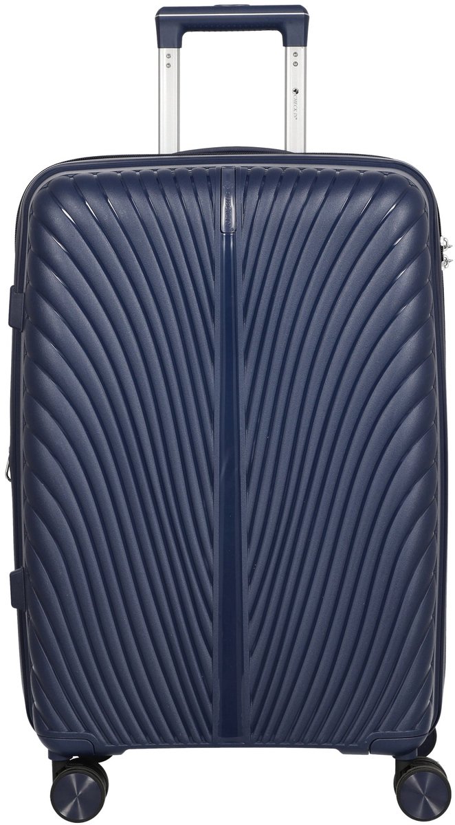 CHECK.IN Sydney- 4-wiel trolley M 66 cm (navy blau)