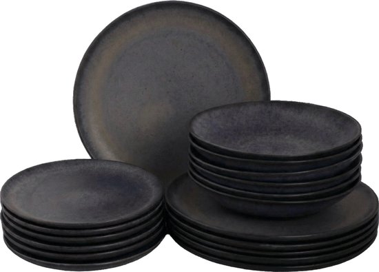 Palmer Bord diep Nordic 22.5 cm Wit Stoneware 2 stuks