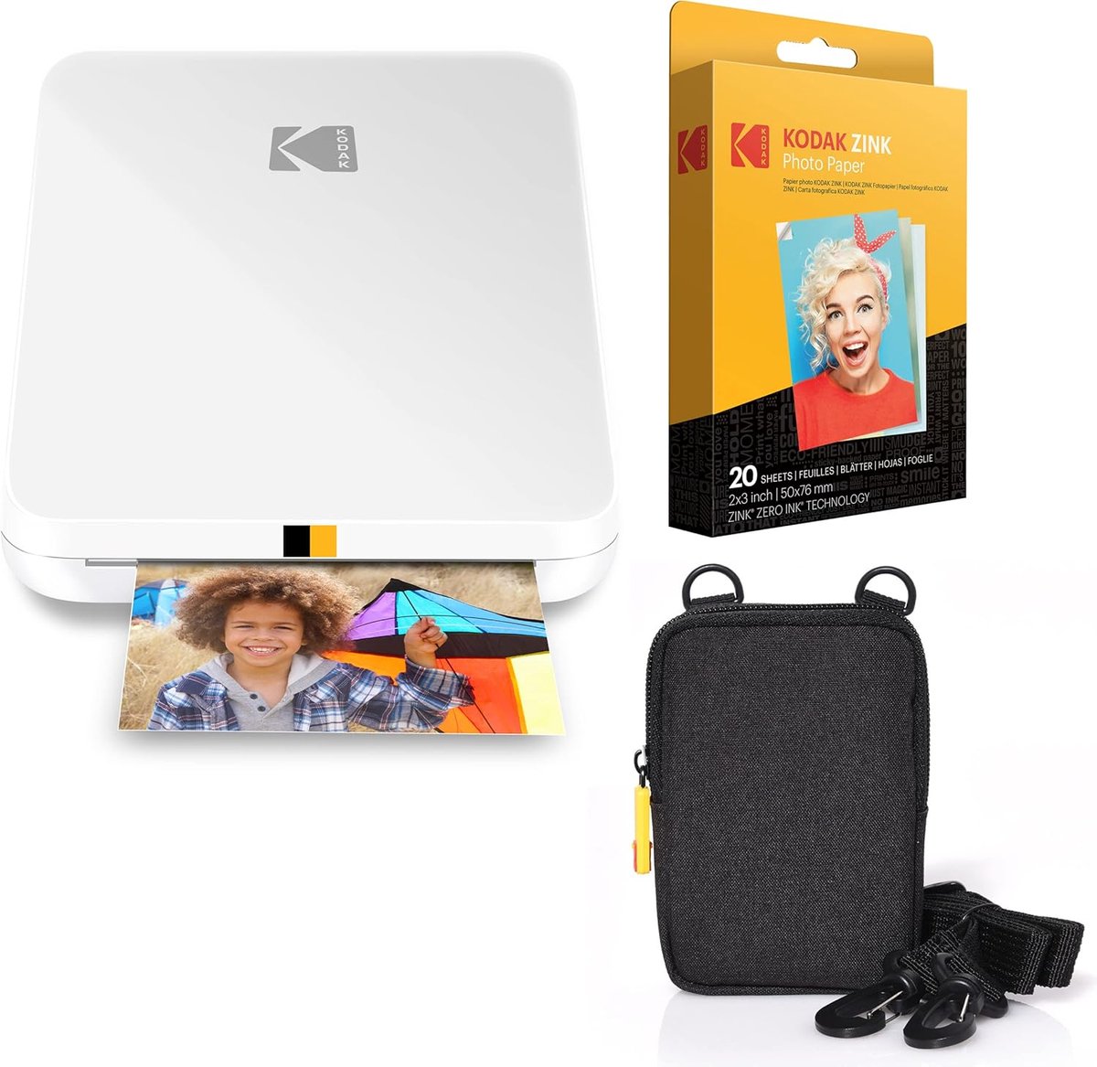 Draagbare Fotoprinter - Mobiele Beeldpers - Direct Afdrukken - Watervast Papier - 2x3 Inch