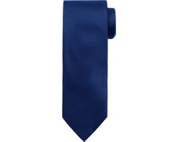 Suitable zijden stropdas Royal Blauw - Effen - Heren das - Breedte: 7 cm -