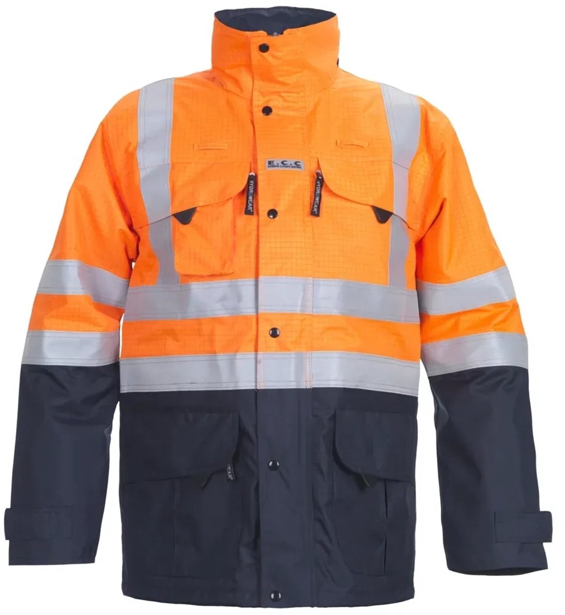 Hydrowear MIRAMAS Parka Oranje/MarineblauwM