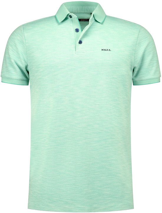 NZA New Zealand Auckland - Polo Korte mouw - Heren - XL - Licht Groen - Modal - 26CN151