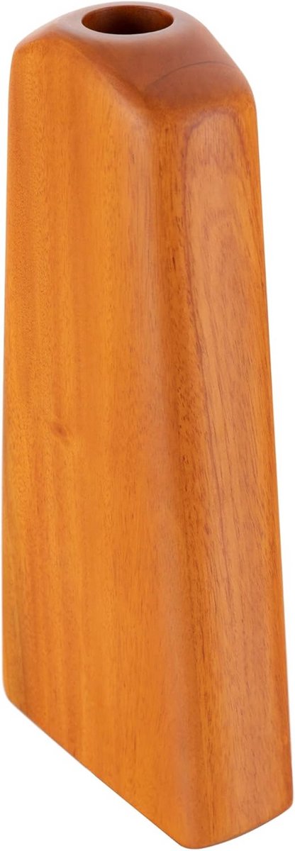 Reis Didgeridoo - Houten Blaasinstrument - Muziek Maken - Speciale Binnenconstructie - 30cm Hoog - Natuurlijk Gelakt