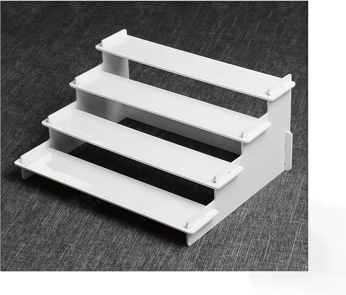 Display Stand - Presentatie Plateau - Objecten Tonen - Vier Niveaus - 25cm Breed - Wit