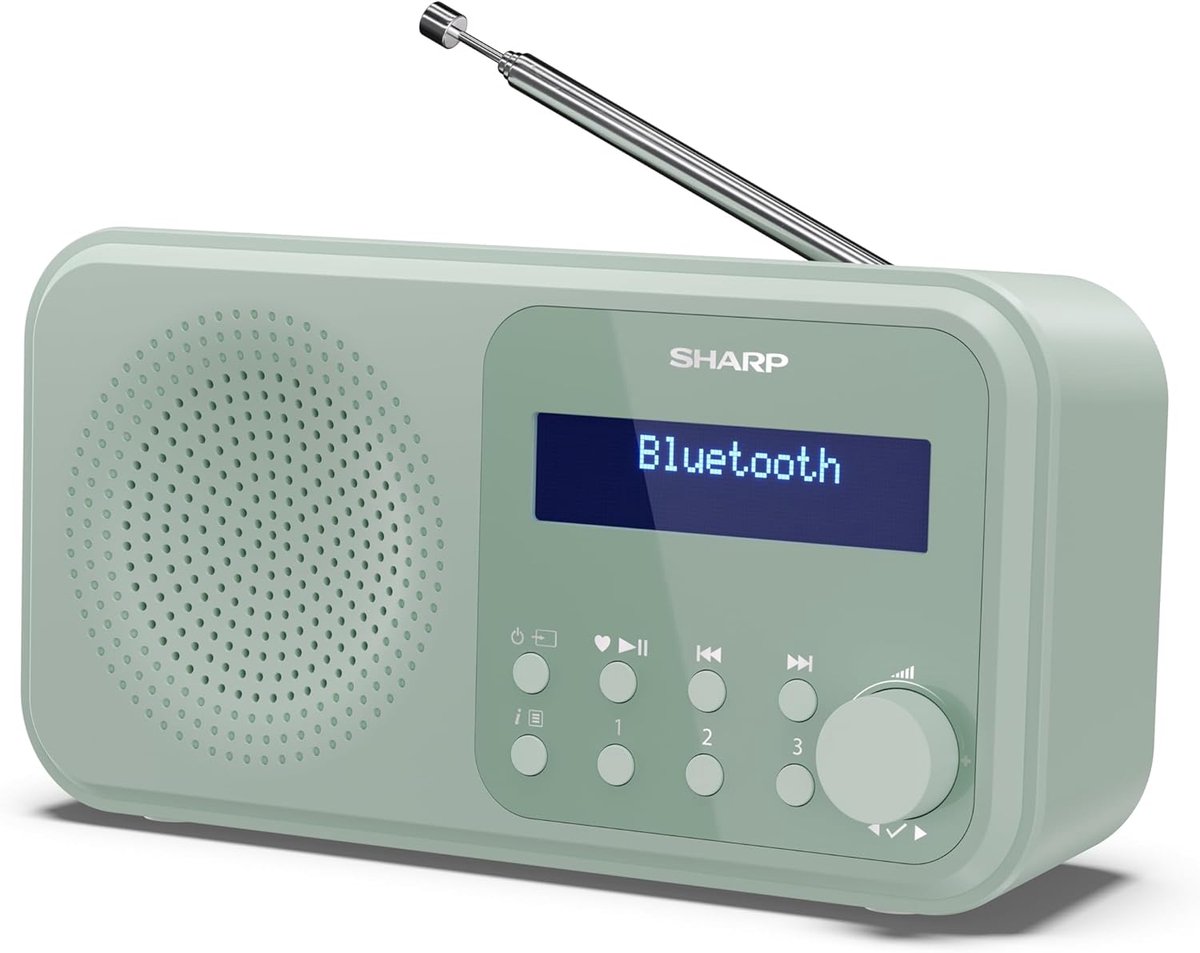 Draagbare Digitale Radio - DAB FM Radio - Muziek Luisteren - Bluetooth 5.3 Connectiviteit
