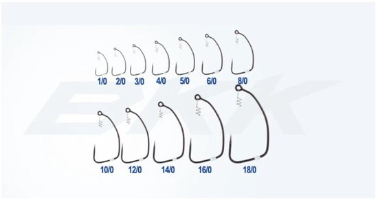 Bkk Titan 9006 Worm Hook Nickel 3/0 van BK — afbeelding 3