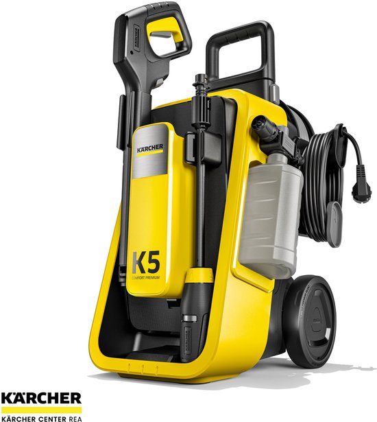 Kärcher K5 Comfort Premium Connect Car & Home Hogedrukreiniger - 145 bar - 500 l/u - 40 m2/u - Slanghaspel - Geschikt voor oa. auto - terras - fietsen - motoren - tuinset en gebieden rondom huis — afbeelding 5