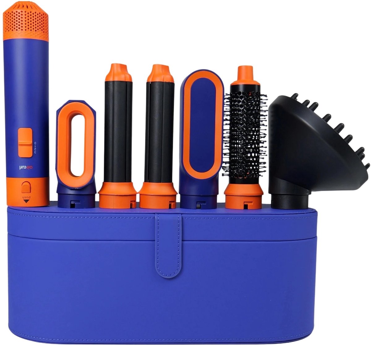 Allero Haardroger - Haarstyler - Fohnborstel - Multistyler - 6-in-1 - Krullen - Slag - Stijl - Diffuser - Snelle Droogtijd