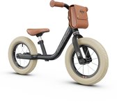 BERG MOOV12 Loopfiets - 2,5+ jaar - 12 inch - Lichtgewicht - Comfortabele luchtbanden - Verstelbaar Stuur en Zadel - Incl. Rugtasje - Retro Black