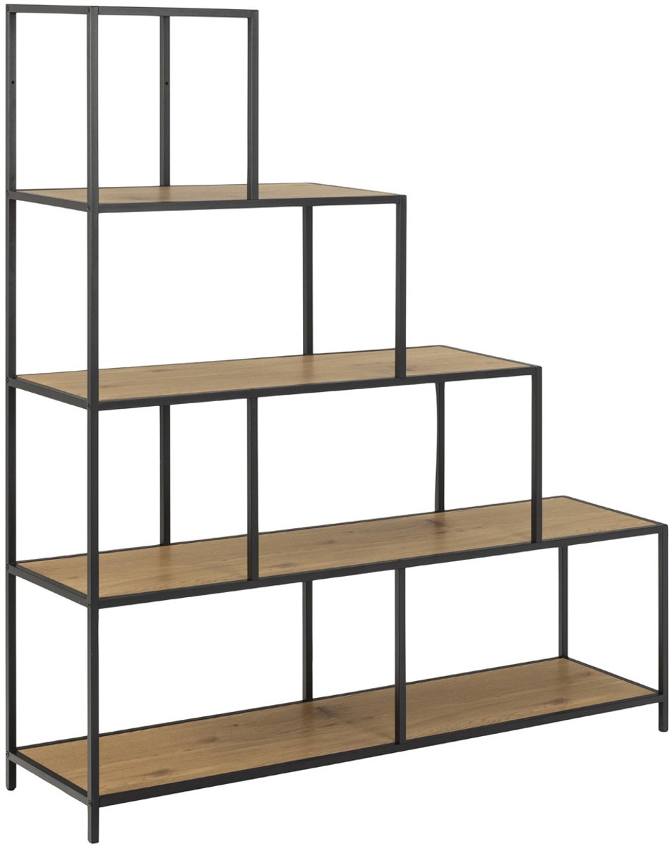 Giga Living Boekenkast Bronx MDF Naturel 135x150cm - Giga Living