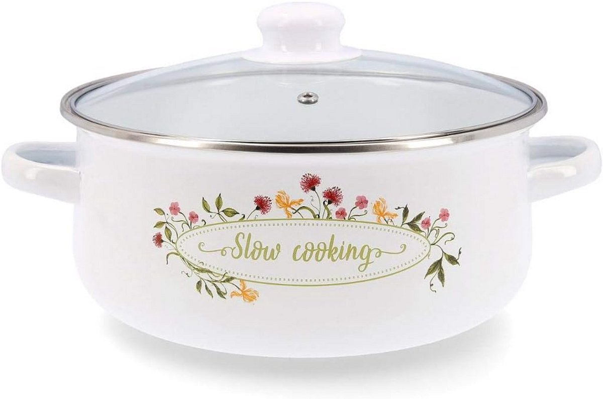 Grote roestvrijstalen kookpan 24 cm