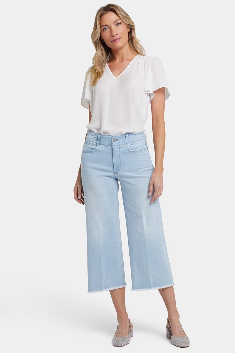 Brigitte Wide Leg Capri Jeans