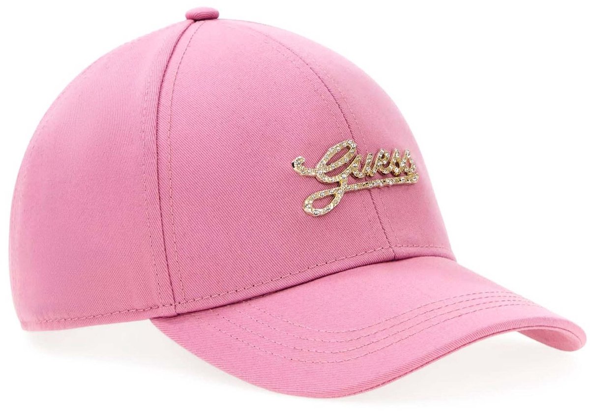 GUESS cap Baseball Cap Rose roze