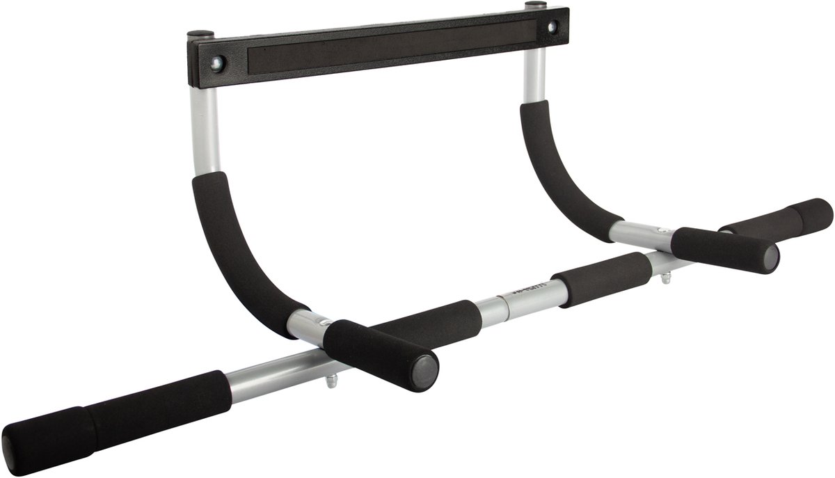 VirtuFit Multifunctionele Optrekstang - Pull Up Bar - Grijs/Zwart
