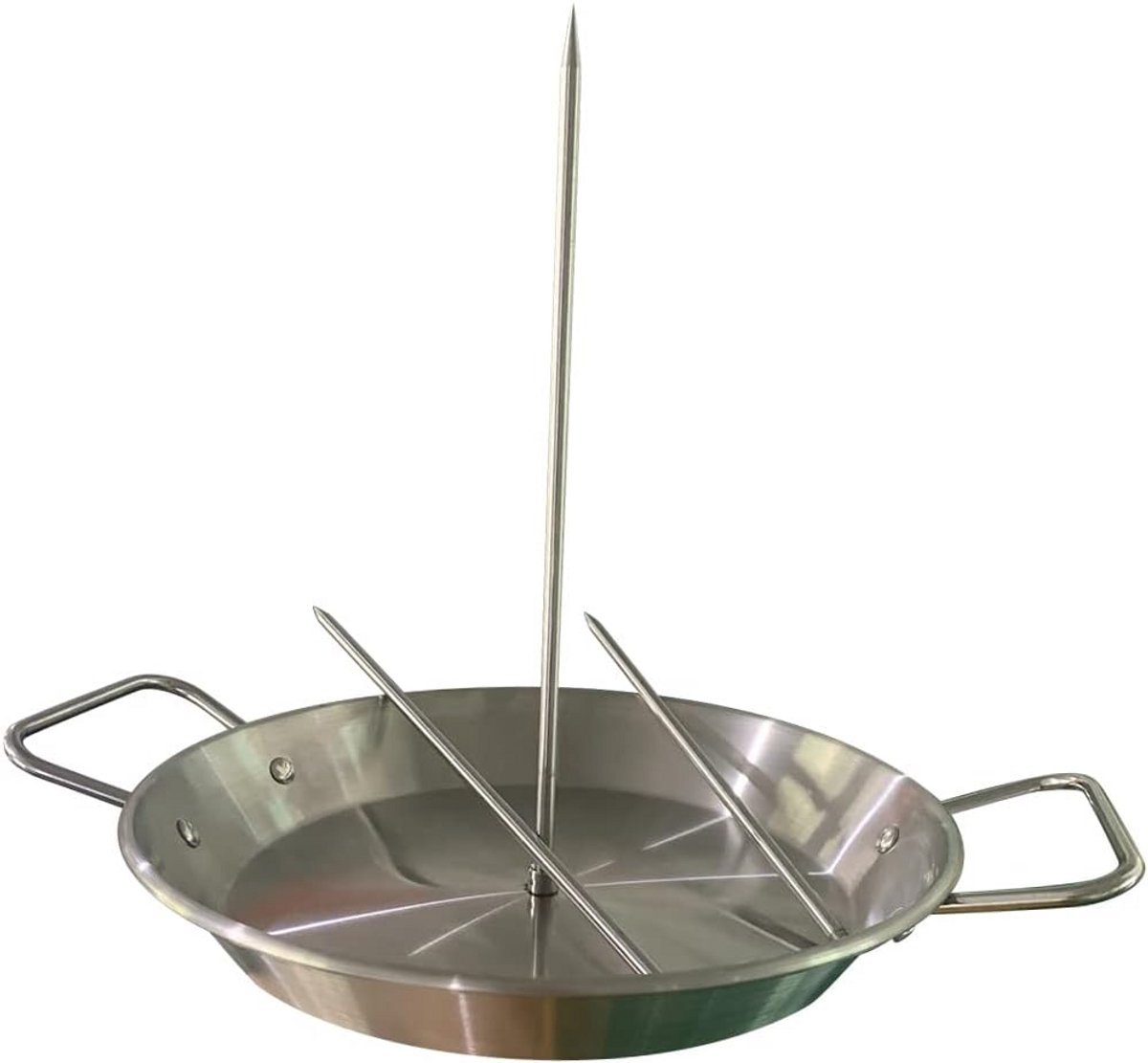 Verticale Shish Kebab Spieshouder met 3 Afneembare RVS Spiezen