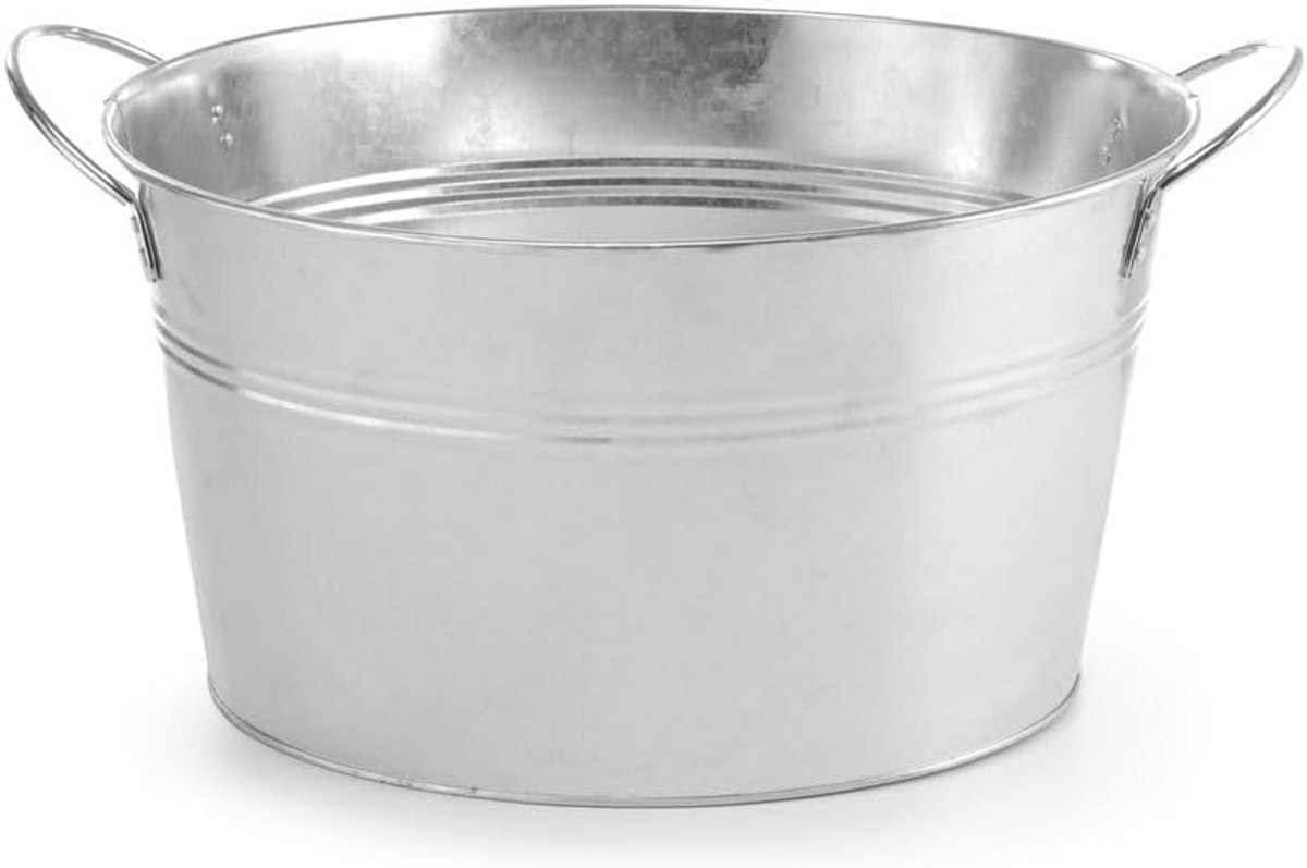 Grote Isemmer / IJsemmer RVS - Rechthoekig & Rustiek - 40x33x22 cm