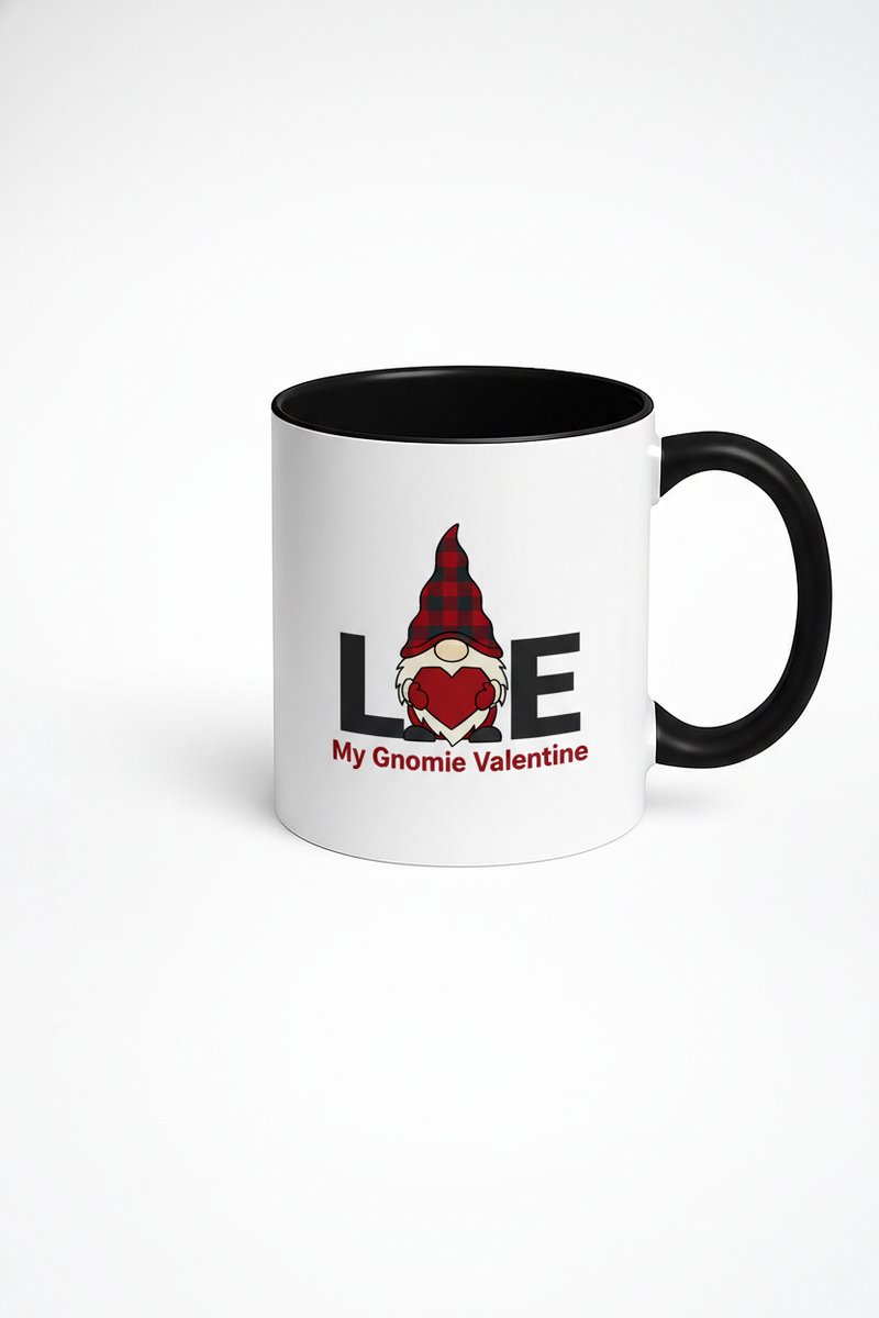 Valentijn Mok - My Gnomie Valentine Liefde Gnoom Beker met Hart - Romantisch Cadeau