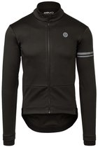 agu Performance - Winterjas Heren - Wielrenjas - Softshell - Winddicht en Waterafstotend - Zwart - Reflecterend - Met Ventilatie - Rekbare pasvorm