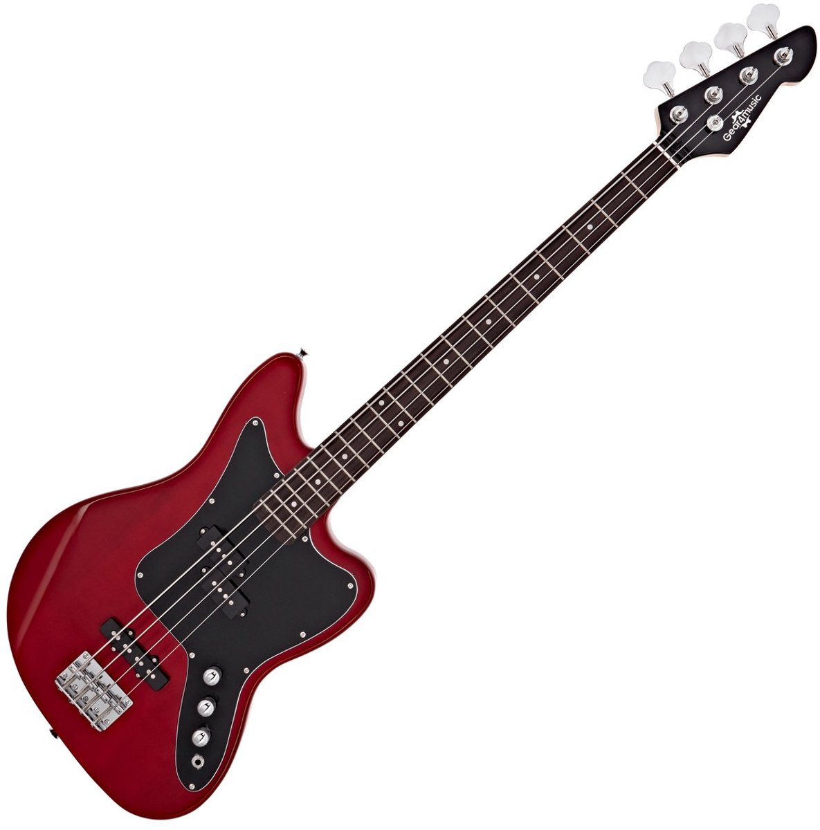 Seattle Basgitaar van Gear4music, Red Wine
