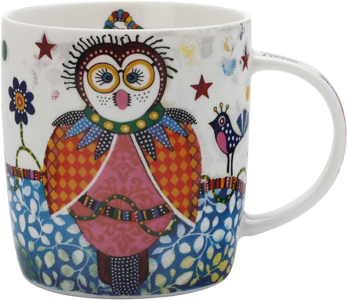 Kleurrijke Koe Mok in Geschenkdoos - Porselein Tafelaccessoire