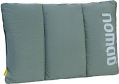 Oreiller de voyage remplissable NOMAD® Woollip | Vert | Oreiller de camping Holiday Hotel | Fermeté réglable | Oreiller de camping incl. couverture