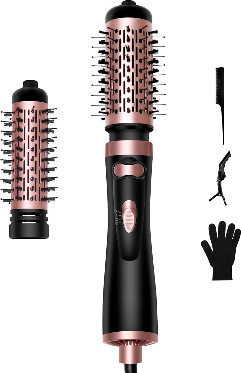 Luxe Ronde Volumeborstel Opzetstuk - Multistyler - Haarstyler föhn - Diffuser voor Krullen - Styling