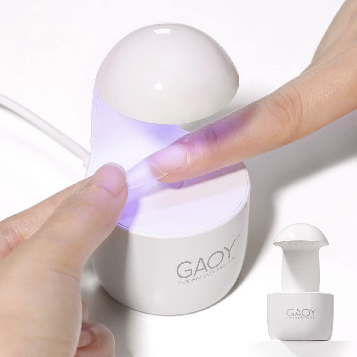 Mini UV Lamp voor Gel Nagels - Klein, Draagbaar, Snelle Droogtijd - USB Nageldroger
