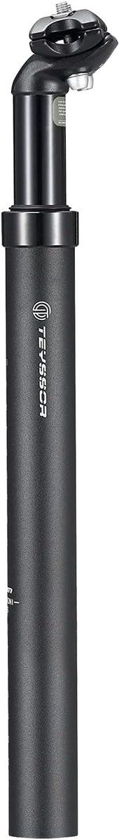 Verende Zadelpen - Aluminium, 27,2 mm, 30,8 mm, 31,6 mm diameter, 350 mm lengte voor MTB en BMX