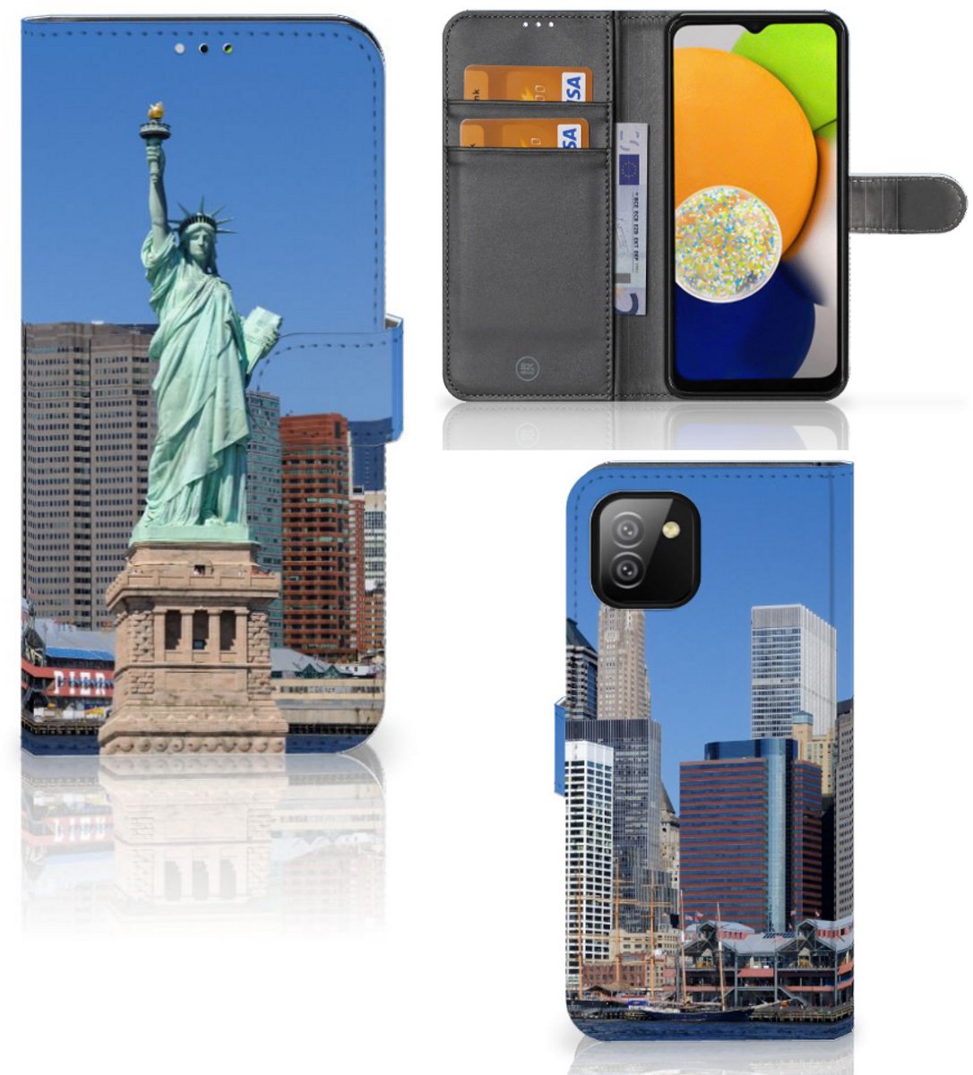 Samsung Galaxy A03 Flip Cover Vrijheidsbeeld
