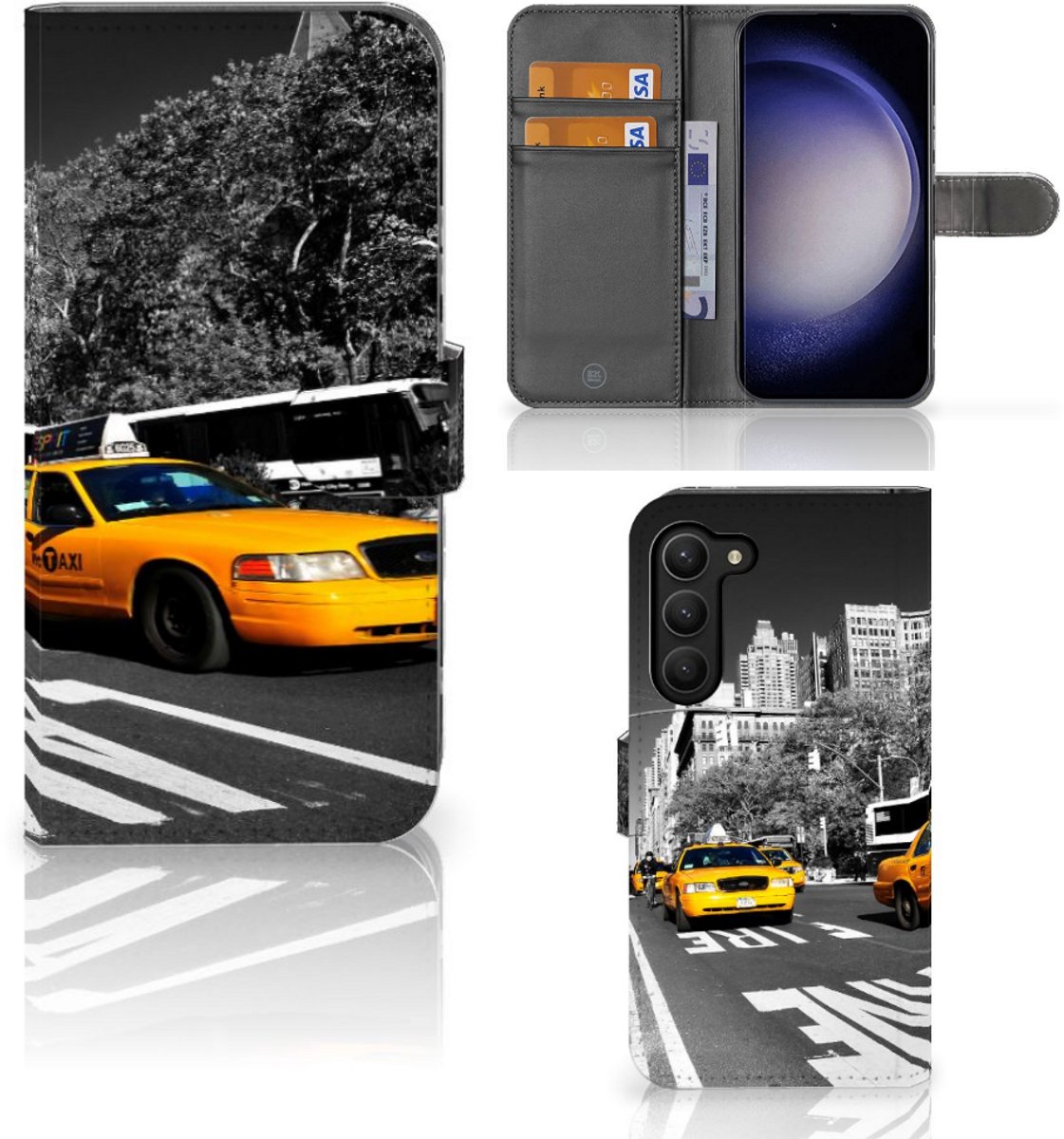 Samsung Galaxy S23 Plus Flip Cover New York Taxi