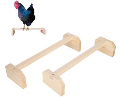 Natuurlijke Houten Zitstok voor Kippen en Grote Vogels