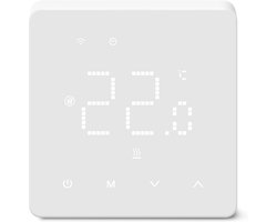 WIFI Verwarmingsthermostaat Programmeerbare Kamerthermostaat - Beok Tuya Slimme Thermostaat - Compatibel met Tuya Alexa Google Home 3A