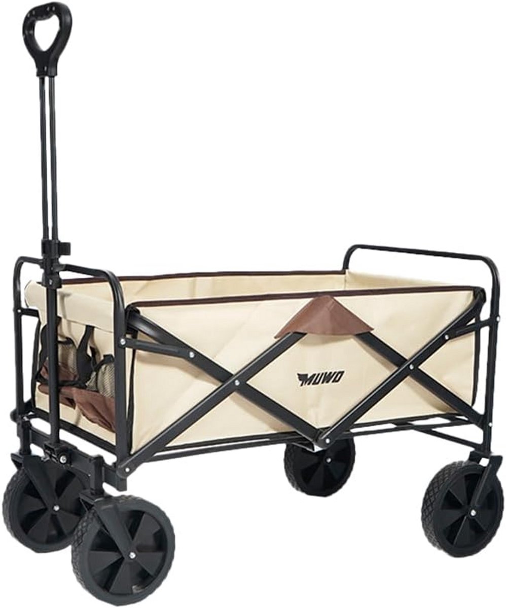 Opvouwbare bolderkar 90x52x55 cm met 100 liter volume en 110 kg belasting