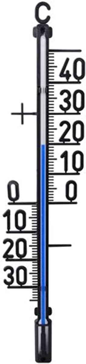 Indoor en Outdoor Thermometer - Zwart - Temperatuurweergave van -35°C tot +50°C