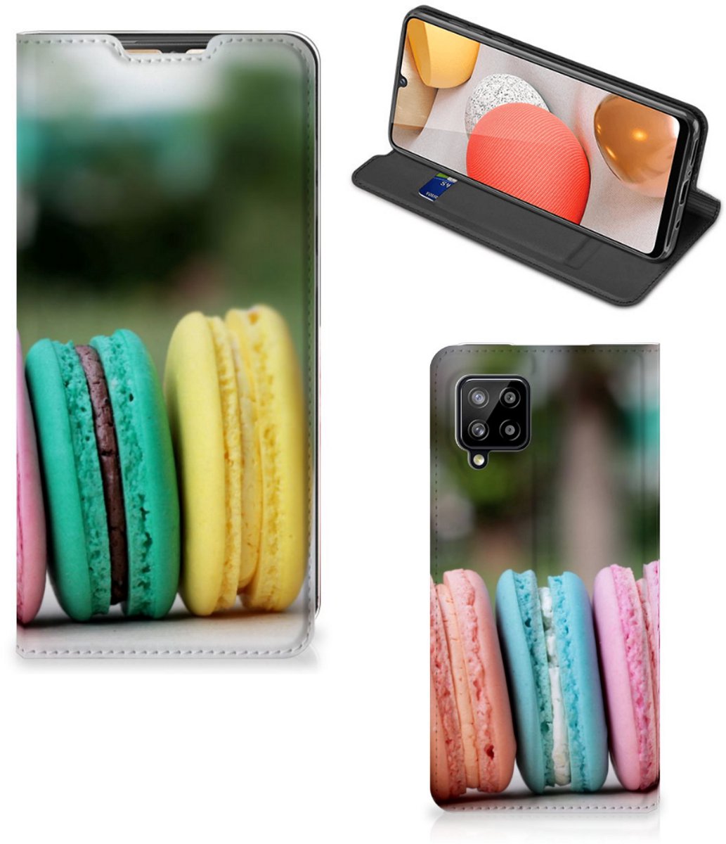 Samsung Galaxy A42 Flip Style Cover Macarons