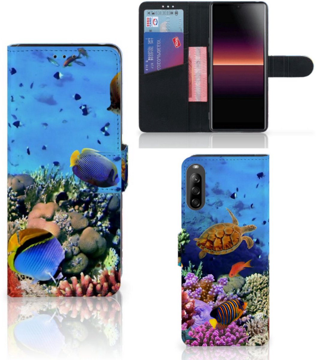 Sony Xperia L4 Telefoonhoesje met Pasjes Vissen